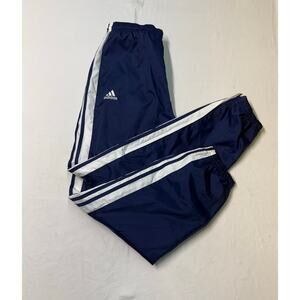 Vintage adidas windbreaker  pants 3 stripes ankle zipper Men’s size M -2001
